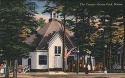 The Temple, Ocean Park, Maine Postcard