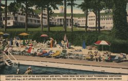 Sagamore Hotel on Lake George, Bolton Landing, NY Postcard