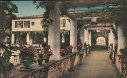 Montecito Entrance, Santa Barbara, California Postcard