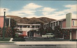 Viking Motel - Ventura, California Postcard