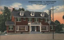 Burnett's Hotel and Restaurant, Elizabethtown, KY Postcard