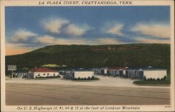 La Plaza Court, Chattanooga, TN Postcard