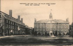 Wentworth and Amen Halls, Phillips Exeter Academy Postcard