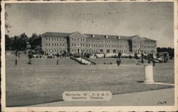 Barracks "H", U.S. Marine Corps, Quantico, Virginia Postcard