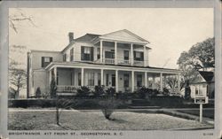 Brightmanor, 417 Front St., Georgetown, SC Postcard