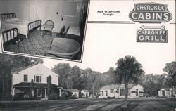 Cherokee Cabins and Grill, Port Wentworth, Georgia Postcard