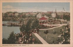 Wentworth Park, Sydney, Cape Breton Postcard