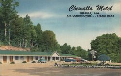 Chewalla Motel, Eufaula, AL Postcard