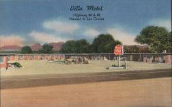 Villa Motel, Newest in Las Cruces Postcard