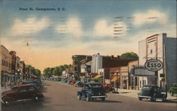 Front St., Georgetown, SC Postcard