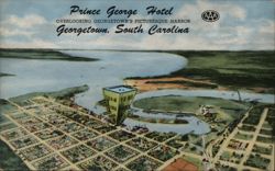 Prince George Hotel, Georgetown, South Carolina Postcard