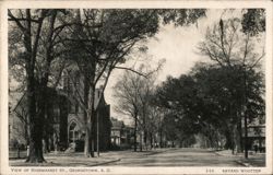 View of Highmarket St., Georgetown, SC Postcard