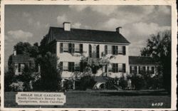 Belle Isle Gardens, Georgetown, South Carolina Postcard