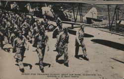 Ready For Training Flight, Navy Air Base, Glenview, IL Postcard