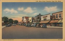 1106 Main Street, Hyannis, Cape Cod, Mass. Postcard