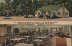 Woodland Restaurant, Queen of the White Mountains Postcard