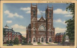 St. Joseph's Cathedral, Hartford, CT Postcard