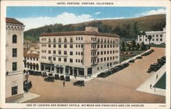 Hotel Ventura, Ventura, CA Postcard