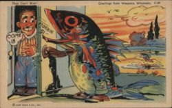 They Can't Wait! - Fisherman Comics Postcard