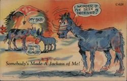 Somebody's Made A Jackass of Me! Postcard