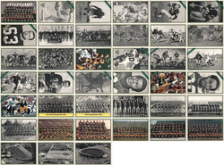 Set of 39: Green Bay Packers Team Photos and History Postcards Postcard