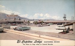 El Capitan Lodge, Hawthorne, NV Postcard