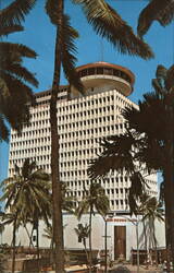 Waikiki Business Plaza Building, Waikiki, Oahu, Hawaii Postcard