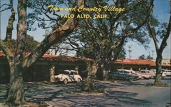 Town and Country Village, Palo Alto, CA Postcard