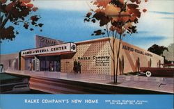 Ralke Company's New Audio-Visual Center, Los Angeles Postcard