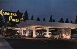 Carolina Pines Jr. Restaurant, La Brea at Sunset, Hollywood Postcard