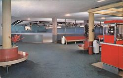 Harry's Roller Rink, Glendale CA - Interior View Postcard