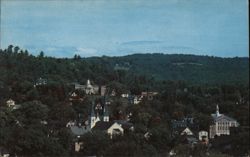 Aerial View of Littleton, NH Postcard