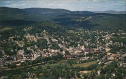 Aerial View of Littleton, NH Postcard