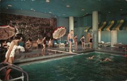 Indoor Pool at The Concord Hotel, Kiamesha Lake Postcard