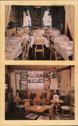 Hapsburg House Restaurant Interior Views Postcard