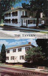 The Tavern & Tavern Lodge, New Wilmington, PA Postcard