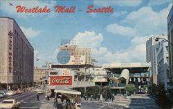 Westlake Mall - Seattle Postcard