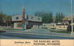 Rawlins Motel, Rawlins, Wyoming Postcard