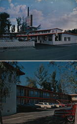 Ponderosa Motel, Burns, Oregon Postcard