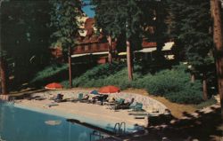 Swimming Pool, Tahoe Tavern, Lake Tahoe Postcard