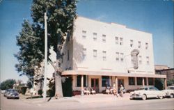 Hall Hotel on Highway 97, Goldendale, WA Postcard