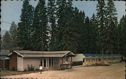 Mary's Motel, Golden, BC Postcard