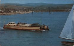 Balboa Island Ferry, Newport Harbor Postcard