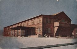 Officers' Club, U.S.N. Training and Distribution Center, Shoemaker, CA Postcard