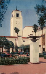 The Patio (Outdoor Waiting Room), Union Station Postcard