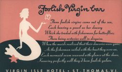 Foolish Virgin Car, Virgin Isle Hotel, St. Thomas Postcard