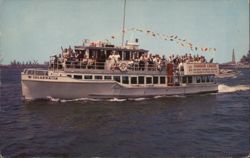 Cruise Boat "Shearwater", Long Beach Harbor Cruise Postcard