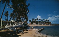 Escambron Beach Club, San Juan, Puerto Rico Postcard