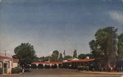 Saratoga Motel, Redding, CA Postcard