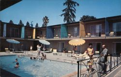 Hallmark House, Hollywood's Most Modern Motor Hotel Postcard